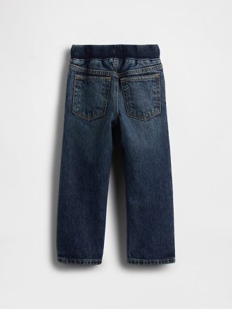 Calça jeans reta original dos anos 90 para bebês e crianças pequenas