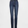 Calça jeans skinny de cintura alta