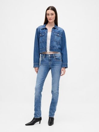 Calça jeans skinny de cintura baixa