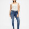 Calça jeans skinny de cintura baixa Calça jeans skinny de cintura baixa