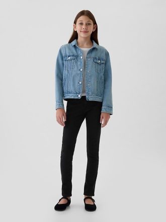 Calça jeans skinny infantil de cintura média