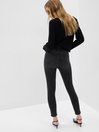 Calça jeans skinny Sky High Rise True