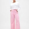 Calça jeans Sky High Rise Stride Wide Leg