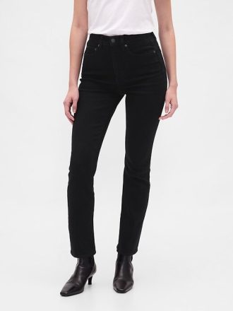 Calça Jeans Slim Vintage de Cintura Alta