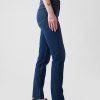Calça Jeans Slim Vintage de Cintura Alta