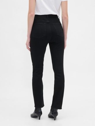 Calça Jeans Slim Vintage de Cintura Alta