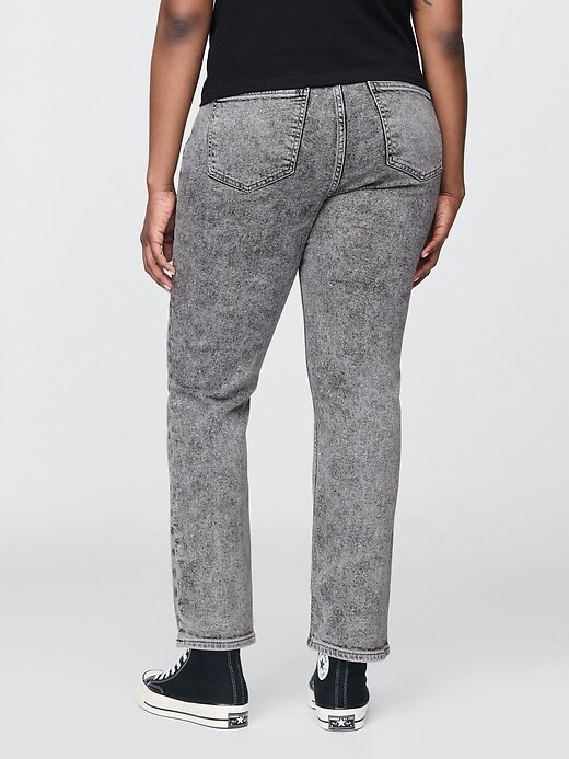 Calça Jeans Slim Vintage de Cintura Alta Calça Jeans Slim Vintage de Cintura Alta