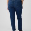 Calça Jeans Slim Vintage de Cintura Alta