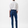 Calça Jeans Slim Vintage de Cintura Média
