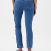Calça Jeans Slim Vintage de Cintura Média