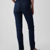 Calça Jeans Slim Vintage de Cintura Média