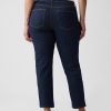 Calça Jeans Slim Vintage de Cintura Média