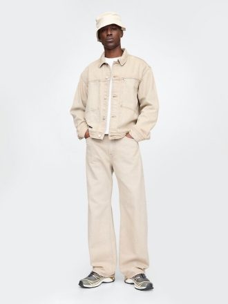 Calça jeans solta ultramacia dos anos 90