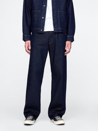 Calça jeans solta ultramacia dos anos 90