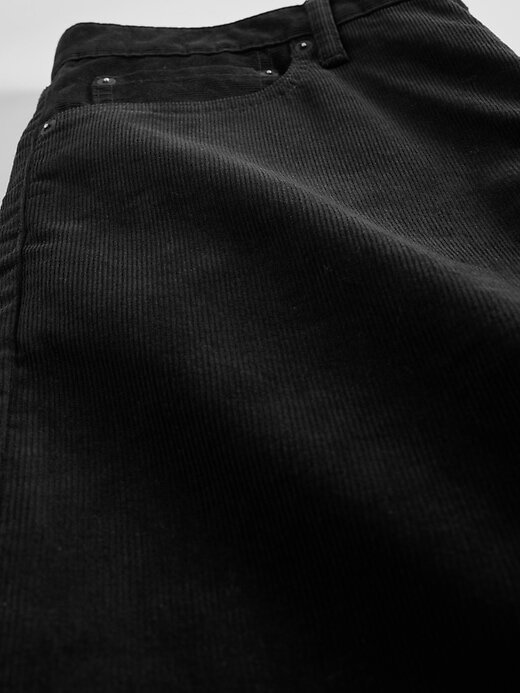 Calça reta de veludo cotelê Calça reta de veludo cotelê