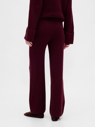 Calça suéter CashSoft Shaker-Stitch