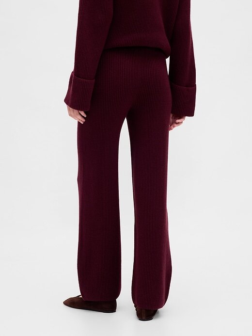 Calça suéter CashSoft Shaker-Stitch Calça suéter CashSoft Shaker-Stitch