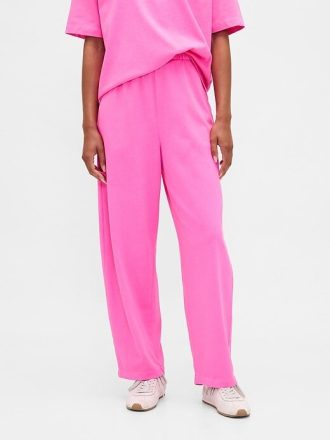 Calças Barril de Algodão Orgânico Pesado