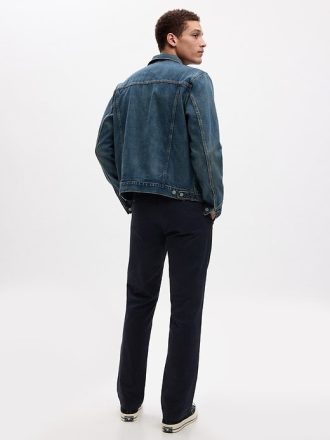 Calças cáqui retas modernas