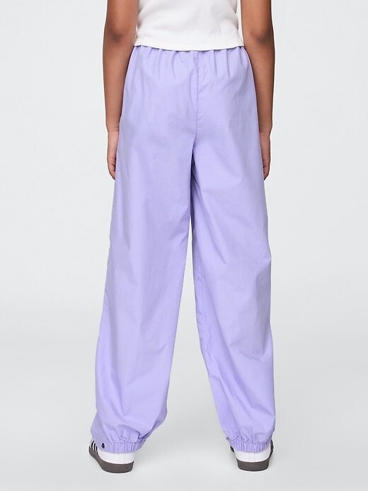 Calças de moletom largas de popeline para crianças Calças de moletom largas de popeline para crianças