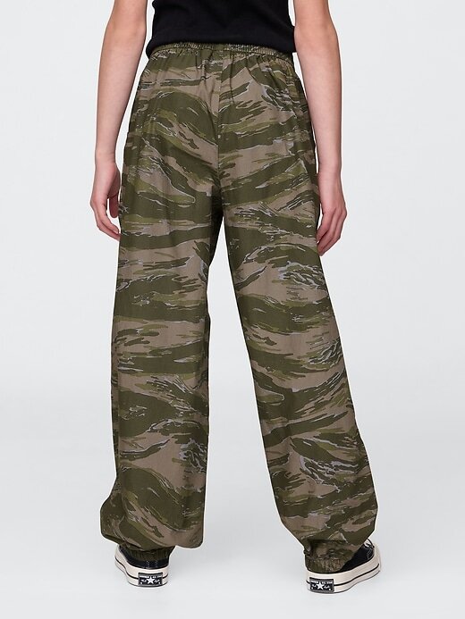 Calças de moletom largas de popeline para crianças Calças de moletom largas de popeline para crianças