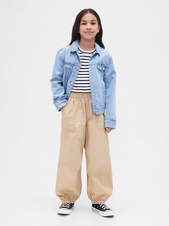 Calças de moletom largas e fáceis para crianças