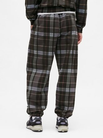 Calças de moletom largas e pesadas