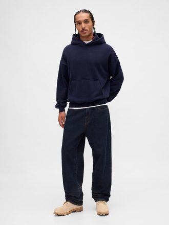 Calças jeans largas