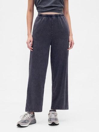 Calças retas de algodão orgânico VintageSoft Heavyweight