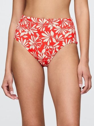 Calcinha de biquíni de cintura alta