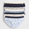 Calcinhas de biquíni infantis de algodão orgânico elástico (pacote com 5) Calcinhas de biquíni infantis de algodão orgânico elástico (pacote com 5)