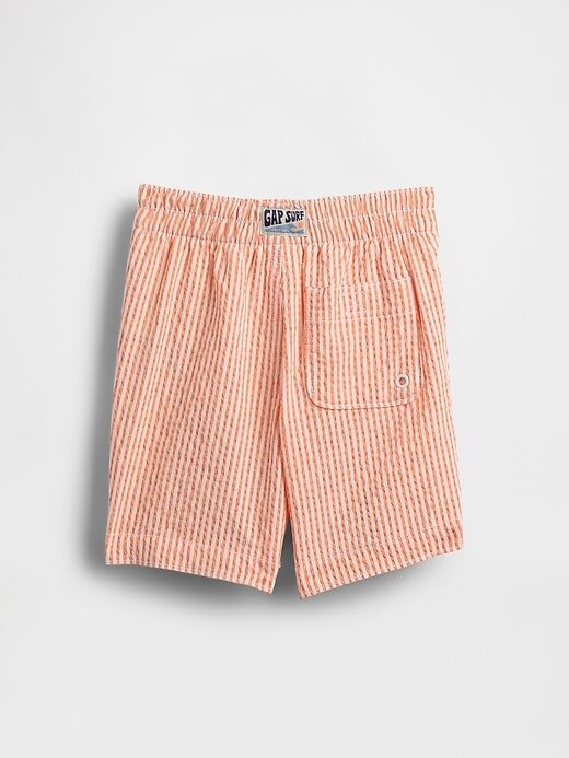 Calções de banho Seersucker para bebés e crianças pequenas Calções de banho Seersucker para bebés e crianças pequenas