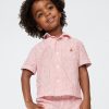 Camisa Cabana de Linho e Algodão para Bebê e Criança Pequena Camisa Cabana de Linho e Algodão para Bebê e Criança Pequena