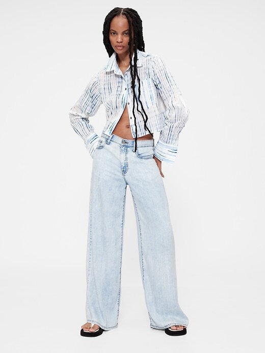 Camisa curta de voile GapStudio Camisa curta de voile GapStudio