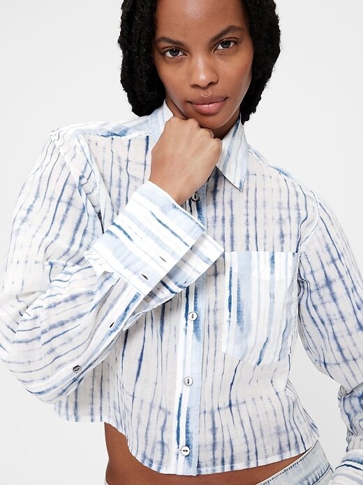 Camisa curta de voile GapStudio Camisa curta de voile GapStudio