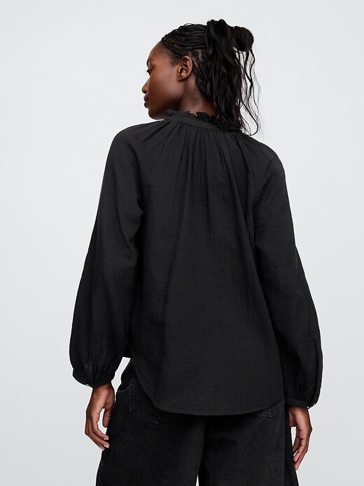 Camisa de gaze de algodão Camisa de gaze de algodão