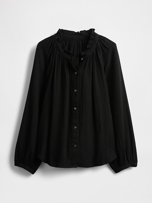 Camisa de gaze de algodão Camisa de gaze de algodão