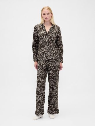 Camisa de pijama de popeline