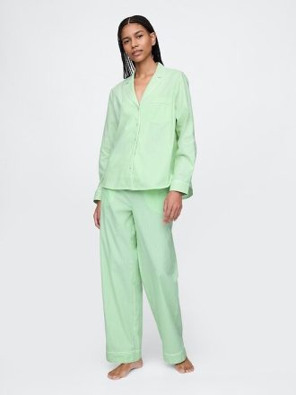 Camisa de pijama de popeline