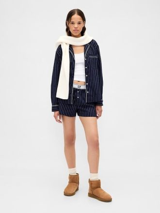 Camisa de pijama de popeline