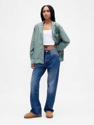 Camisa de pijama de popeline