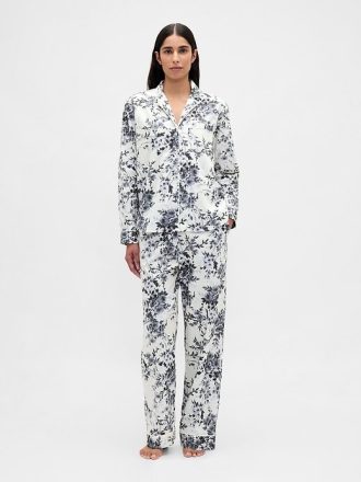 Camisa de pijama de popeline