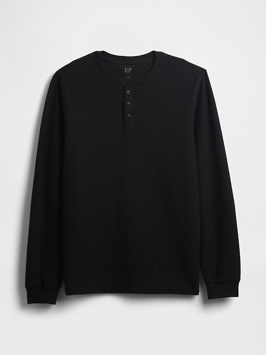 Camisa de pijama Henley Rib Camisa de pijama Henley Rib