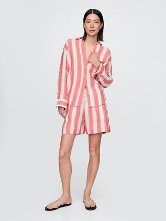 Camisa grande 100% linho