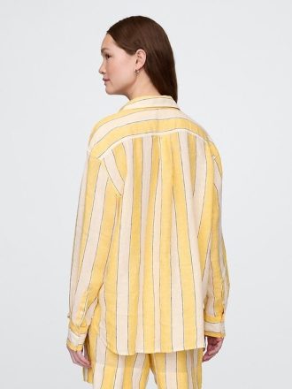 Camisa grande 100% linho