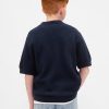 Camisa infantil Johnny-Collar Waffle