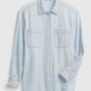 Camisa jeans grande Chambray