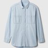 Camisa jeans grande Chambray