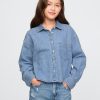 Camisa jeans grande infantil Camisa jeans grande infantil