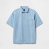 Camisa jeans infantil Camisa jeans infantil